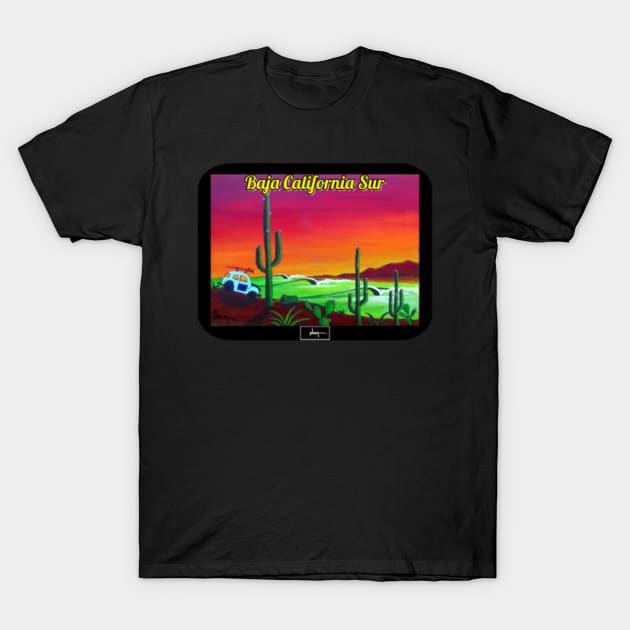 Baja California Sur T-Shirt by Quy Sinoda